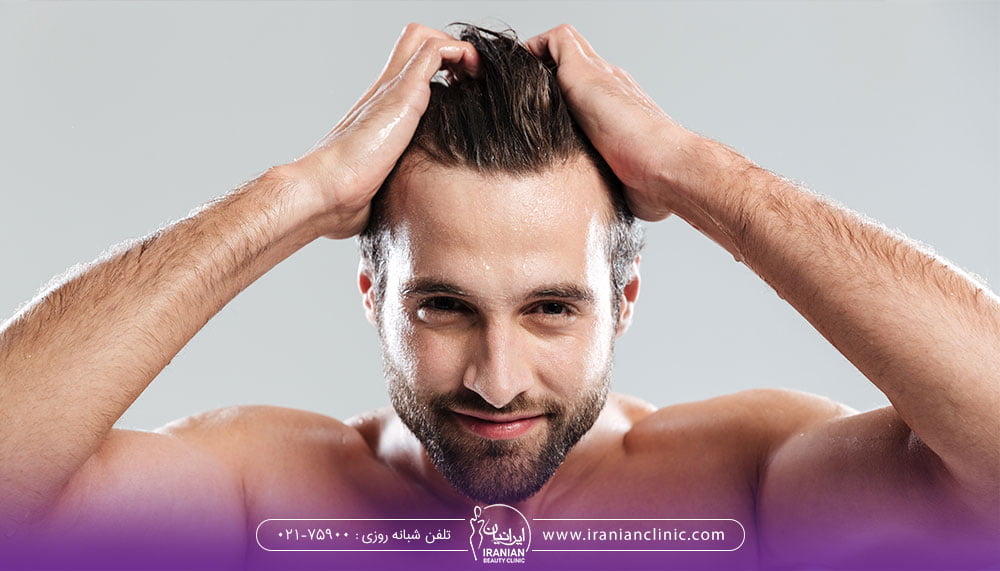 حمام رفتن پس از کاشت مو